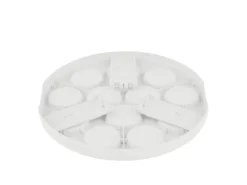 Rotho Tortenglocke mit Trays Fresh XL 26 cm Weiß-Transparent