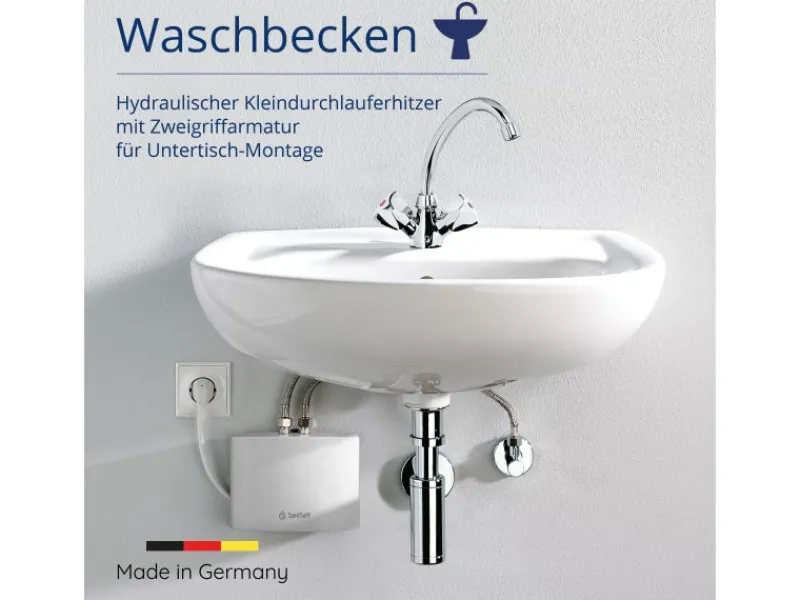Clearance Kleindurchlauferhitzer KDU Hydraulisch 3,5 kW Durchlauferhitzer|Zweigriffarmatur