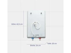 Saniself Warmwasserspeicher<Kleinspeicher OTS-5 Basis Obertisch 5 l