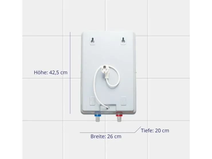 Saniself Warmwasserspeicher<Kleinspeicher OTS-5 Basis Obertisch 5 l