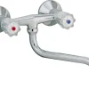 Sanitop-Wingenroth Wand-Zweigriff-Küchenarmatur Standard Plus Chrom