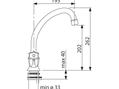 Clearance Zweigriff-Küchenarmatur Standard Plus Spüle Niederdruck Zweigriffarmatur