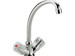 Sale Sanitop-Wingenroth Zweigriffmischer Küchenarmatur Standard Plus Chrom