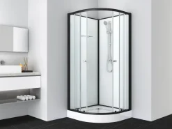 Outlet Sanotechnik Komplettdusche Rund Bela 1 Schwarz
