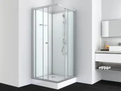 Sanotechnik Einhebelmischer<Komplettdusche Eck Forte 1 Chromoptik