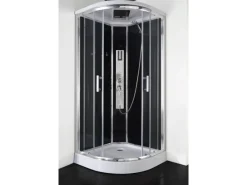 Best Komplettduschkabine Trend 1 Chrom-Optik 210 cm x 90 cm Einhebelmischer