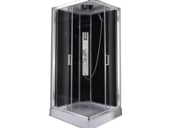 Best Komplettduschkabine Trend 2 Chrom-Optik 210 cm x 90 cm Einhebelmischer