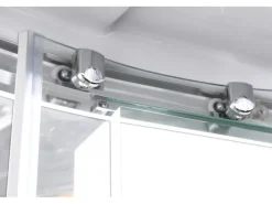 Best Komplettduschkabine Trend 2 Chrom-Optik 210 cm x 90 cm Einhebelmischer