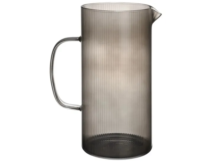 Clearance Schöner Wohnen Glaskaraffe Karina 1,7 l Rauchgrau