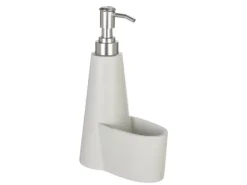 Outlet Seifenspender Simra mit Schwammhalter Beige Küchenhelfer