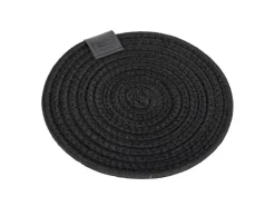 Best Schöner Wohnen Topfuntersetzer-Set Svea Ø 20 cm Schwarz 2 Stück