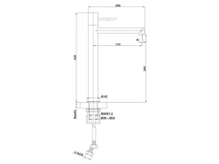 Schöner Wohnen Kollektion Einhebelmischer<Schöner Wohnen Waschtischarmatur Kadia Auslaufhöhe 24,2 cm Mattschwarz
