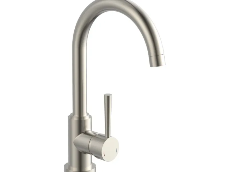 Design-Spültischarmatur Cornwall Edelstahl-Optik Einhebelmischer