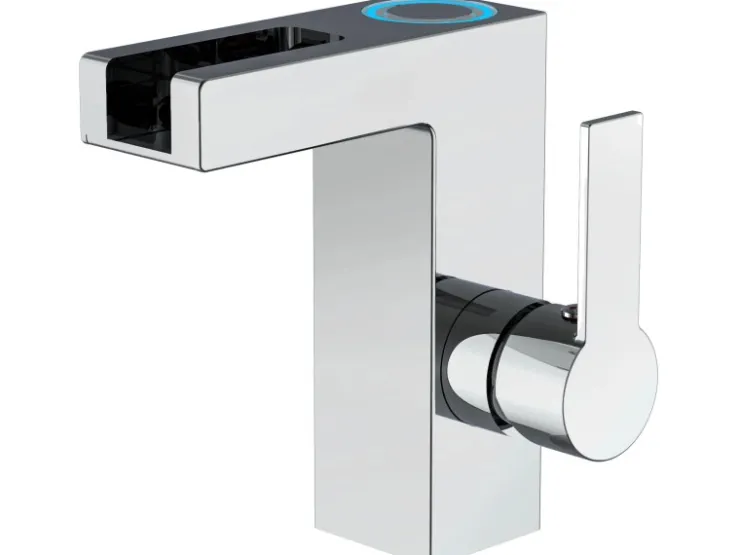 Online Schütte Led Waschtischarmatur mit Schwallauslauf Orinoco Chrom