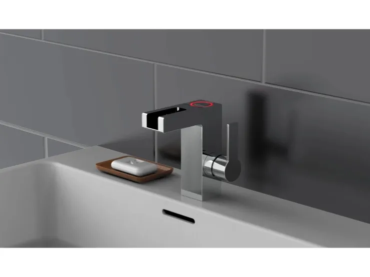 Online Schütte Led Waschtischarmatur mit Schwallauslauf Orinoco Chrom