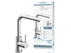 Schütte Ersatzteile Küchenarmatur|Einhebelmischer<Sensor-Spültischarmatur Vital mit Herausziehbarem Auslauf Chrom