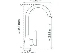 Outlet Schütte Spültischarmatur Manetti Chrom