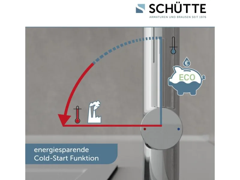 New Spültischarmatur mit Soft-Touch Schlauch Stilo Chrom-Schwarz Einhebelmischer