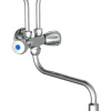 Schütte Zweigriffarmatur<Spültischarmatur Niederdruck für 5 L Boiler Übertischspeicher Chrom