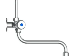 Schütte Zweigriffarmatur<Spültischarmatur Niederdruck für 5 L Boiler Übertischspeicher Chrom