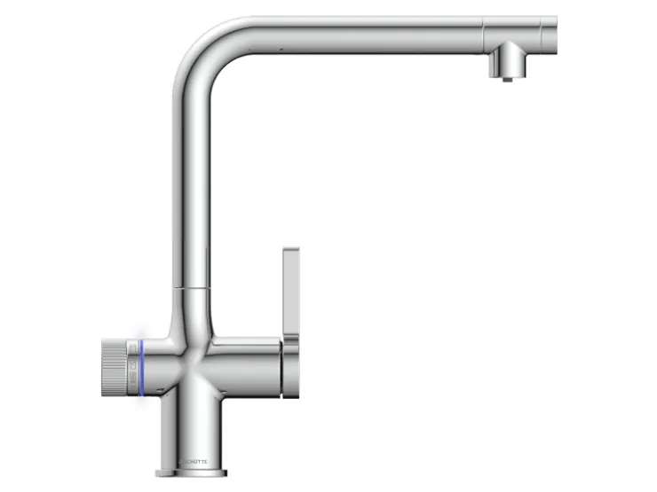 Outlet Schütte Sprudelwasser-Spültischarmatur-Set Aquastar Premium Chrom