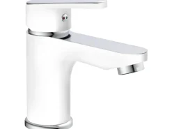 Discount Waschbeckenarmatur Alaska Chrom-Weiß Ersatzteile Küchenarmatur