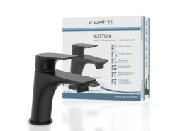 Discount Schütte Waschtischarmatur Boston Schwarz Matt