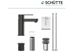 Hot Waschtischarmatur Elephant Graphit Matt Einhebelmischer