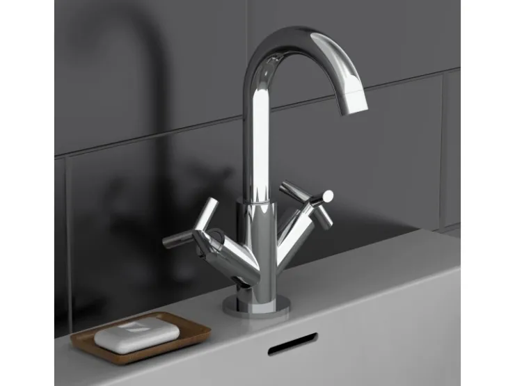 Outlet Schütte Waschtischarmatur Eliot Chrom