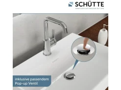Schütte Einhebelmischer<Waschtischarmatur Los Angeles Chrom