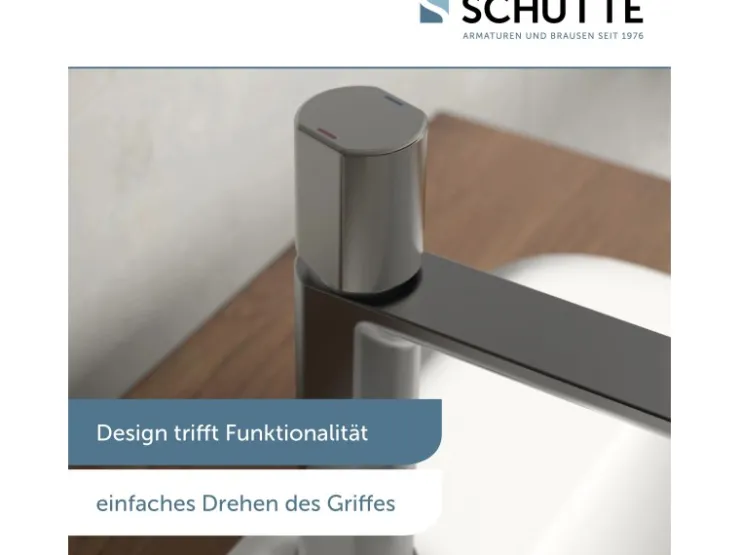Best Schütte Waschtischarmatur New York Graphit Matt