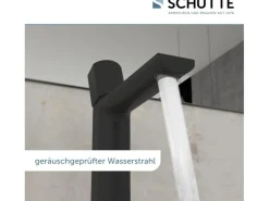 New Waschtischarmatur New York Schwarz Matt Einhebelmischer