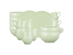 Best Seltmann Weiden Amina Frühstücks-Set 18-teilig Seladon Grün