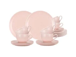 Seltmann Weiden Amina Kaffeeservice 18-teilig Rosé Rosa