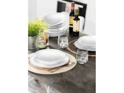 Seltmann Weiden Geschirr<Beat Coor Glaze Tafelservice 12-teilig Weiß