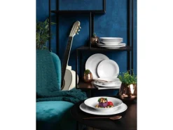 Seltmann Weiden Geschirr<Beat Coor Glaze Tafelservice 12-teilig Weiß