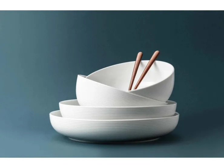 Seltmann Weiden Geschirr<Beat Coor Glaze Foodbowl Set 3-teilig Weiß