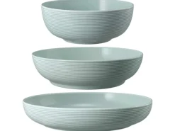 Seltmann Weiden Beat Coor Glaze Foodbowl Set 3-teilig Arktisblau Hellblau
