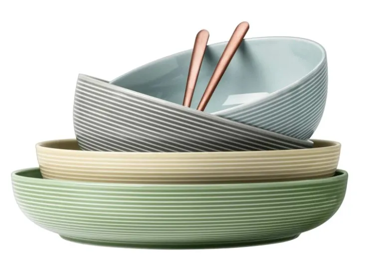 Seltmann Weiden Beat Coor Glaze Foodbowl Set 3-teilig Arktisblau Hellblau