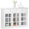 Best SoBuy Küchenschrank Kücheninsel Kommode Sideboard Buffet Weiß FSB77-W