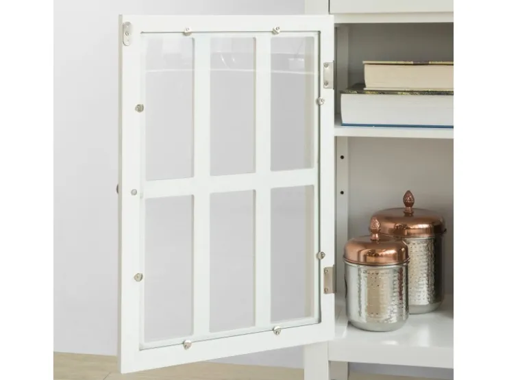 Hot SoBuy Küchenschrank Kommode Sideboard Flurschrank Wohnzimmerschrank FSB23-W
