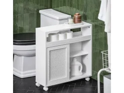Online SoBuy Nischenregal Nischenschrank mit Rollen Küchenregal Rollwagen 20cm BZR119-W