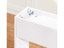 Outlet SoBuy Nischenwagen mit 4 Etagen Küchenregal Schmal Weiß 15x80x50cm NSR12-W
