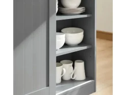 Online Sideboard Kücheninsel mit Arbeitsfläche Küchenschrank Kommode FSB36-HG Küchenschränke|Kücheninseln