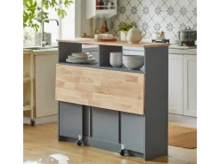 Online Sideboard Kücheninsel mit Arbeitsfläche Küchenschrank Kommode FSB36-HG Küchenschränke|Kücheninseln