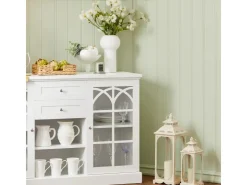 New SoBuy Sideboard Küchenschrank Kommode Flurschrank Buffet Weiß FSB79-W