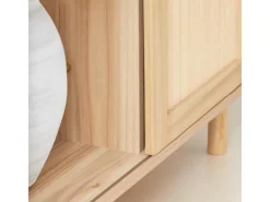 SoBuy Küchenschränke<Sideboard Kommode Küchenschrank Flurschrank Lowboard Natur FSB87-N