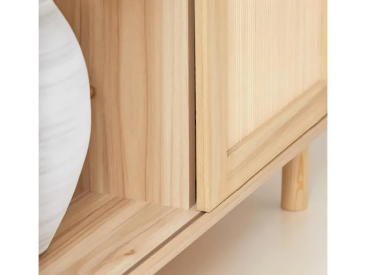 SoBuy Küchenschränke<Sideboard Kommode Küchenschrank Flurschrank Lowboard Natur FSB87-N