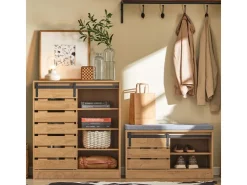 Online SoBuy Sideboard Schuhschrank Kommode Küchenschrank Flurschrank Lowboard FSB65-N