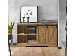 Best Sideboard Wohnzimmerschrank Kommode Küchenschrank TV-Schrank FSB60-BR Küchenschränke